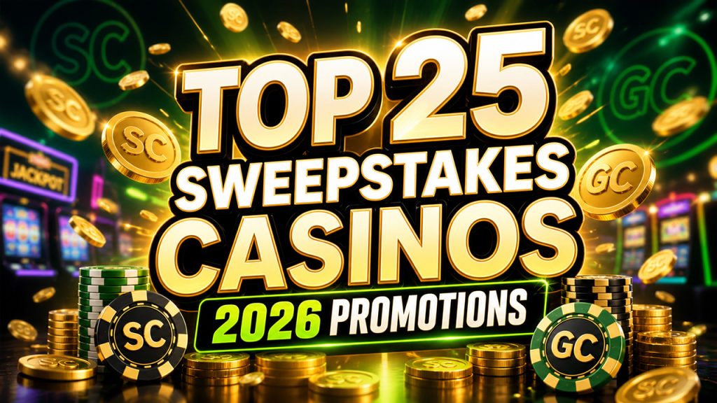 Top 25 Sweepstakes Casino Promotions for 2026