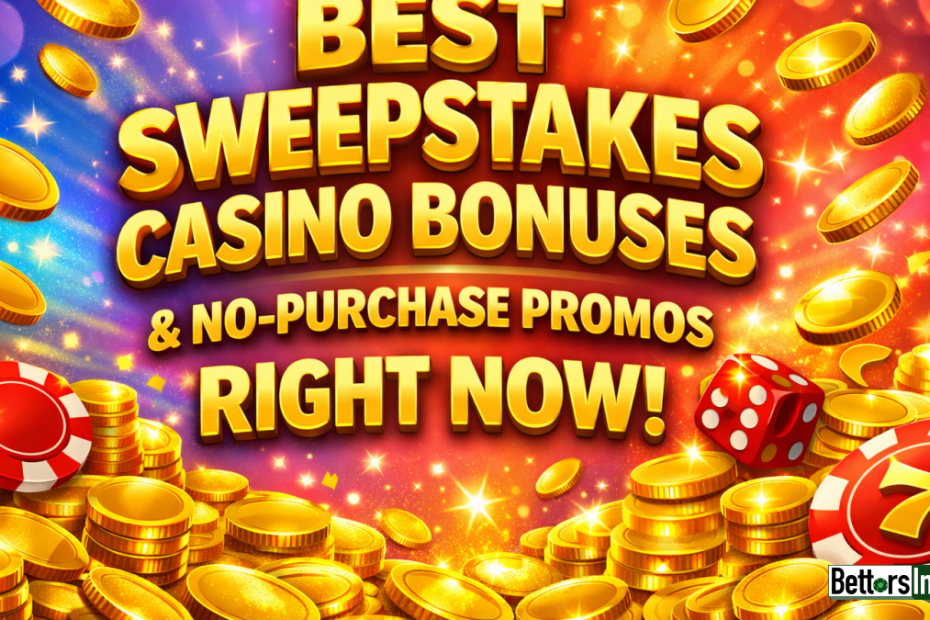 Best Sweepstakes Casino Bonuses & No-Purchase Promos Right Now