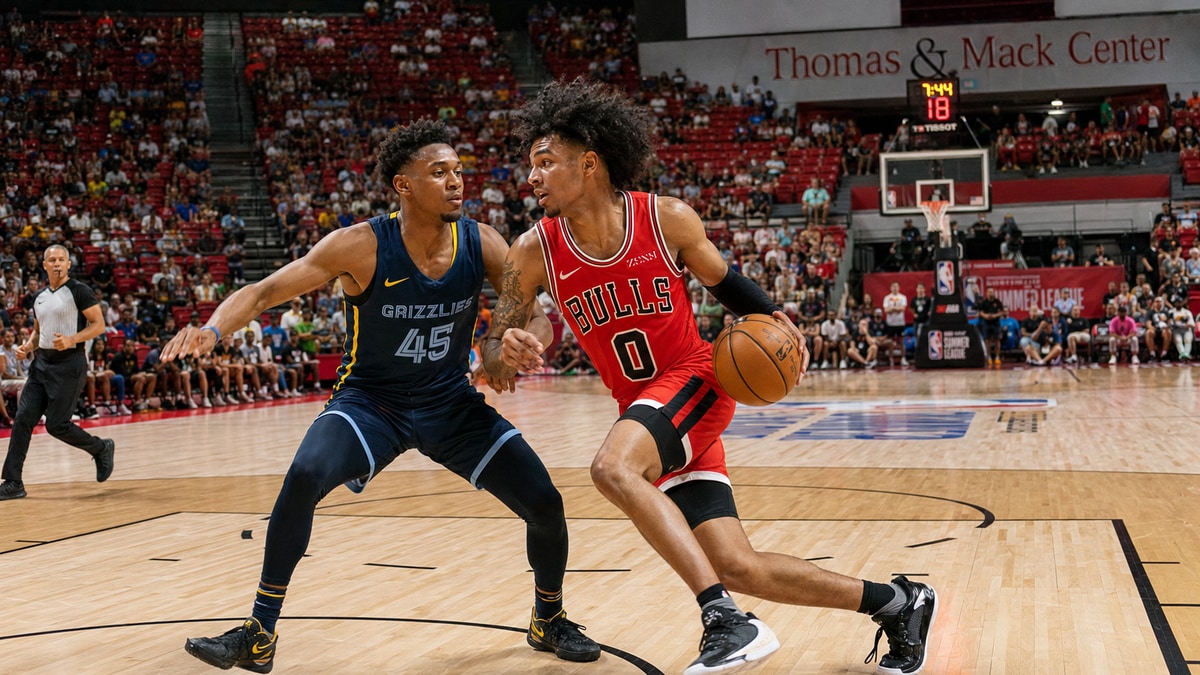Caleb Wilson NBA Debut: Bulls Fall to Cameron Boozer and Grizzlies 97-96 in Duke-UNC Rivalry Rematch at Summer League