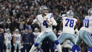 Dak Prescott in action for the Dallas Cowboys