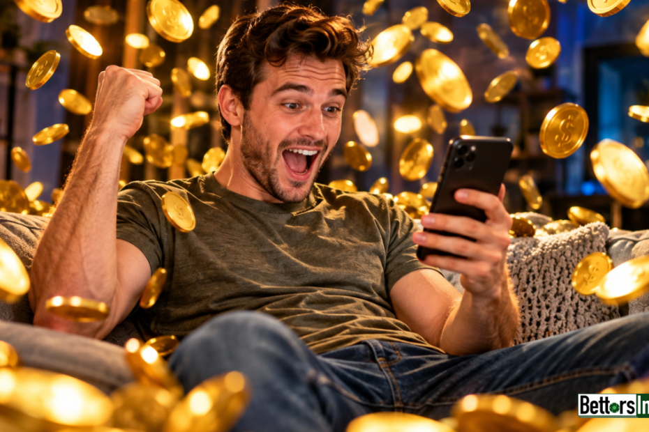 Winning big at a sweepstakes casino
